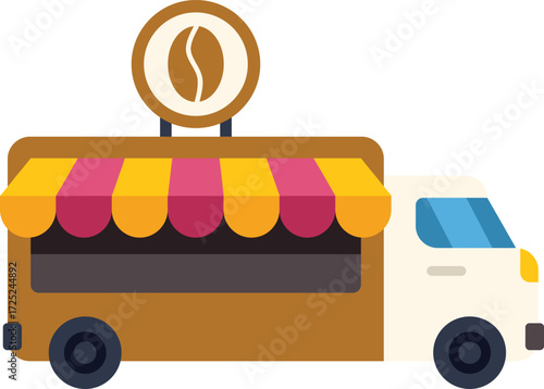 Coffee truck offering delicious beverages on the go