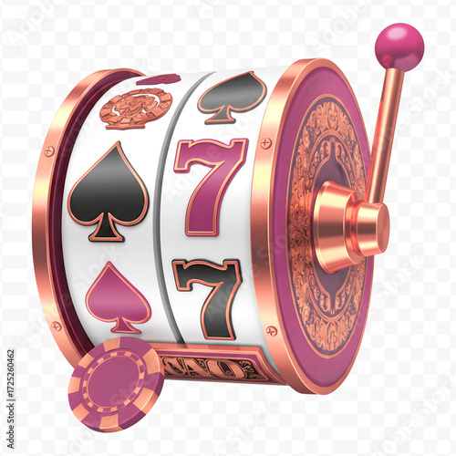 casino roulette wheel and gambling chips