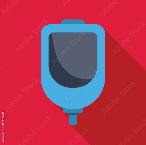 Glucometer measuring blood glucose level, healthcare and medical equipment for diabetes