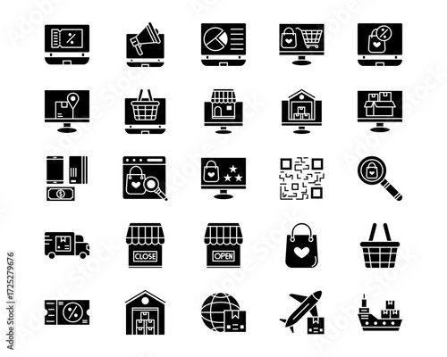 ECommerce Line Vector Icons