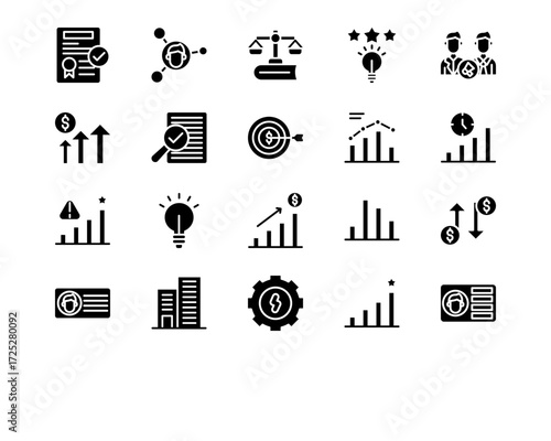 Entrepreneurship Line Vector Icons