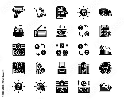 Trading Line Vector Icons