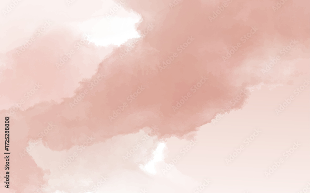 Obraz premium Watercolor Gradient Background Vector: Soft Bleed and Flow Texture