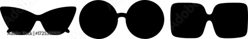 Eye-catching shapes showcase modern sunglasses silhouettes, ideal for summer style guides and optical fashion trends