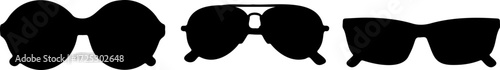 Stylish sunglasses collection for summer fashion, perfect for travel, leisure, and sunny days