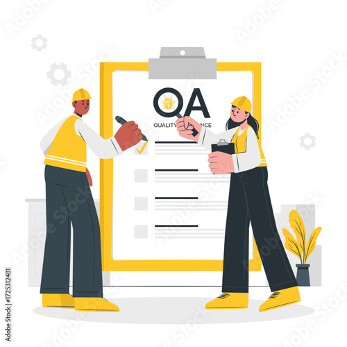 QA engineers Disproportionate Illustrations
