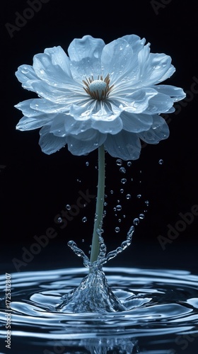 Serene Water Lily: A Stunning Splash of Tranquility