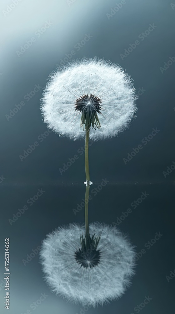 custom made wallpaper toronto digitalSerene Reflection: A Dandelion's Whisper