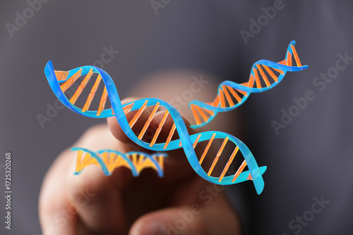 Abstract image of DNA stran...
