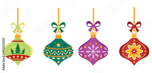 Christmas bauble ornament decoration background