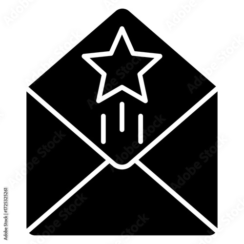 Open Rate Glyph Icon