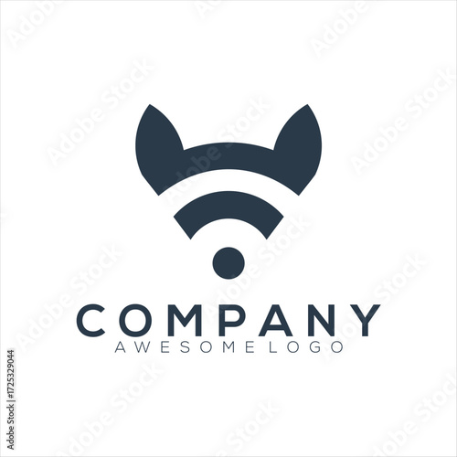 Fox icon Silhouette Illustration