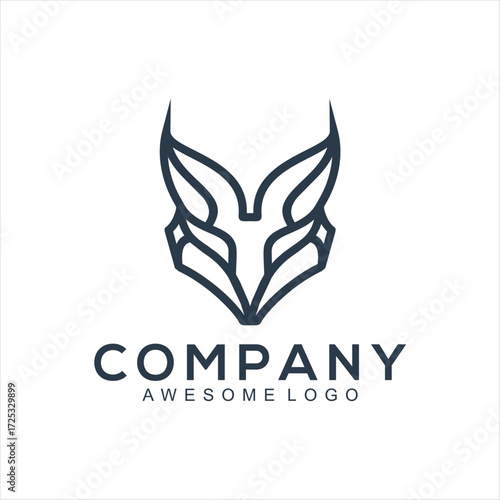 Fox icon Silhouette Illustration