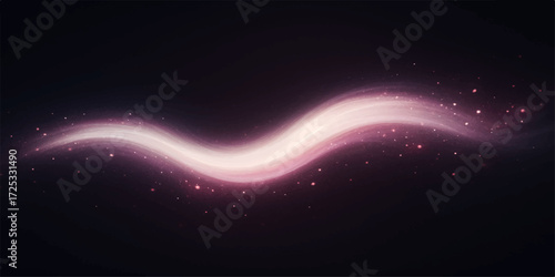 Bright blue nebula light illuminates the dark cosmos, an abstract starry galaxy background