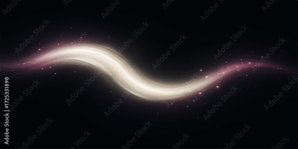 Obraz premium Abstract blue space background with stars and glowing light for cosmic wallpaper design