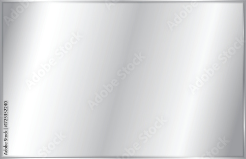 Transparent glass frame EPS vector – modern crystal border design, glossy translucent panel template, elegant clear frame for digital graphics and decoration
