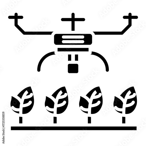 Precision Agriculture Vector Icon