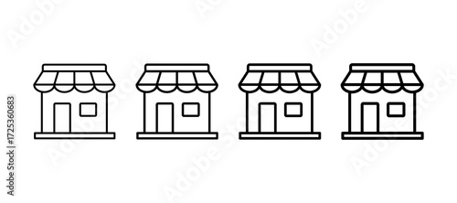 Store Multiple Line Icon Element