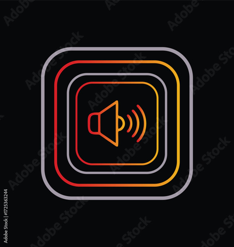 vector glossy button