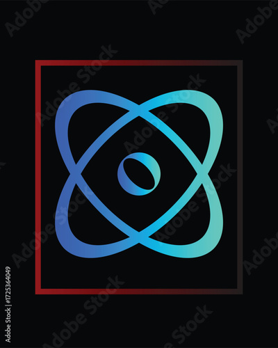 abstract background with a symbol