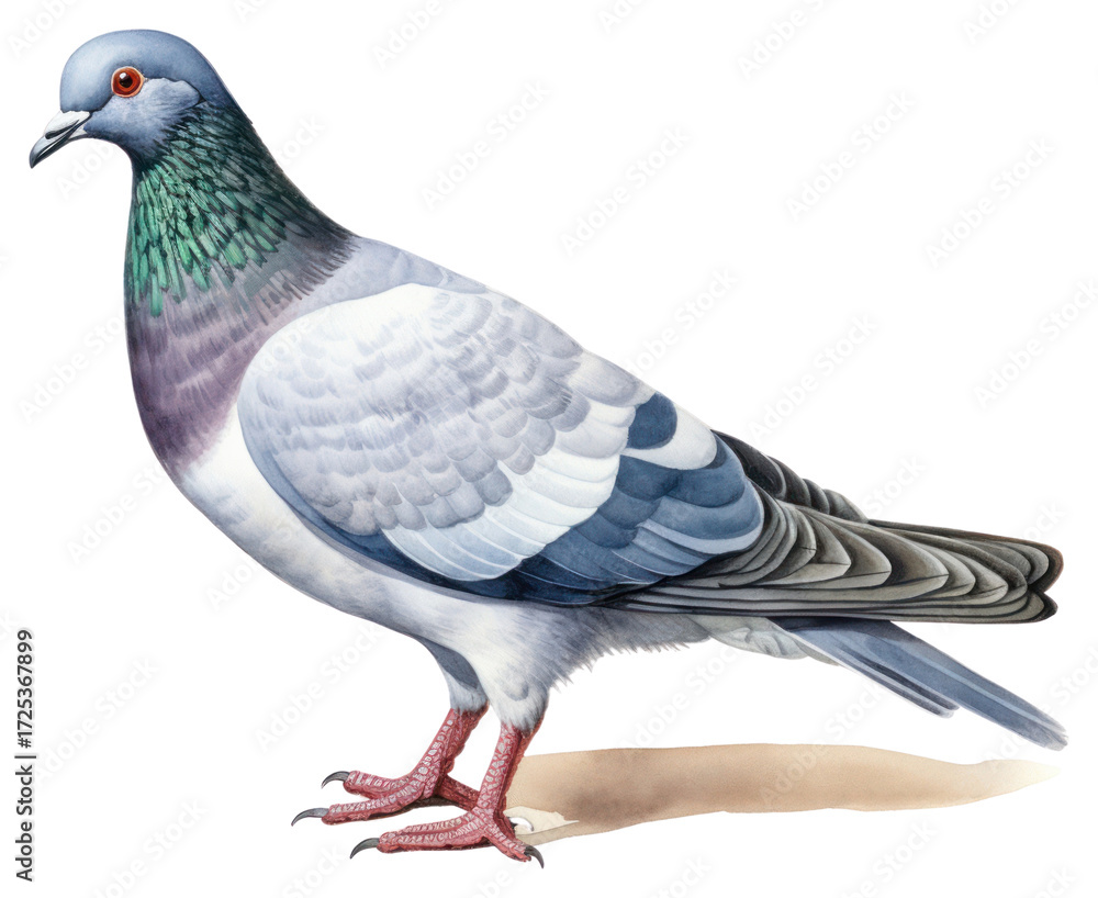 Naklejka premium PNG Animal pigeon bird wildlife.