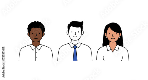 Diverse team of professionals ready to collaborate and innovate in the workplace, showcasing unity and inclusion for your next project