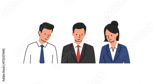 Professional business team ready for success, diverse and modern, perfect for corporate communication and team building, confident and trustworthy people