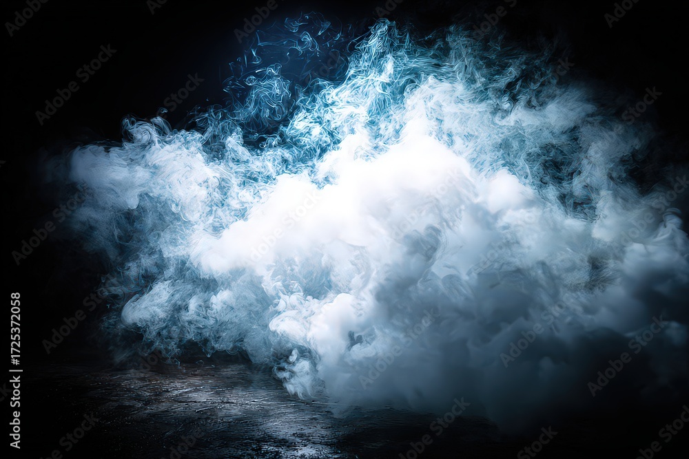 Fototapeta premium Abstract Exploding Cloud Of Light