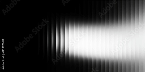 Abstract black and white texture background design with metallic $\mathbflines$ and wave pattern for business wallpaper illustration