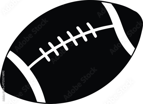 nfl ball vector, athletic competition silhouette 