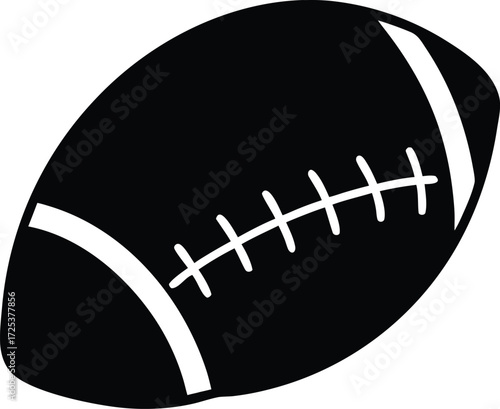 nfl ball vector, athletic competition silhouette 