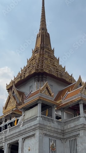 bangkok thailand church gold Wat Traimit, the Temple of Golden Buddha