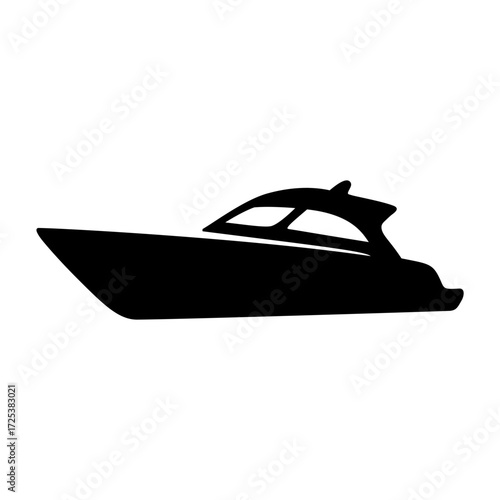 Boat Silhouette Vector Illustration