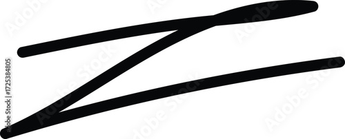 Hand drawn line Doodle sketchy decorative vector elements.