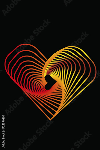 Heart creating with adobe illustrator