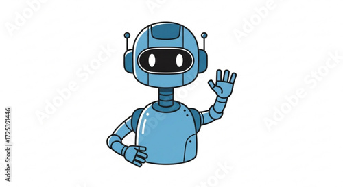 Futuristic robot head with circuit patterns ai concept digital art artificial intelligence technology design