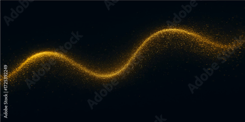 The abstract light background loop shows a blue glow animation of a wave of energy traveling through space