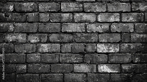 Wallpaper Mural Black brick wall background dark texture design element with blank space
 Torontodigital.ca