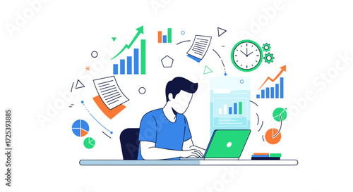 Analyzing financial data for business growth and strategic decision-making through effective data interpretation.