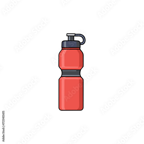 Water sipper icon logo flat vector design