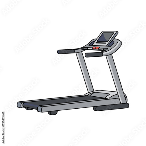 Treadmill icon logo flat vector design
