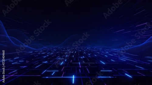 Futuristic Digital Cityscape.