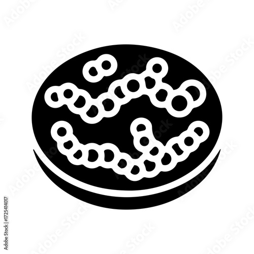 Streptococcus Bacteria Icon