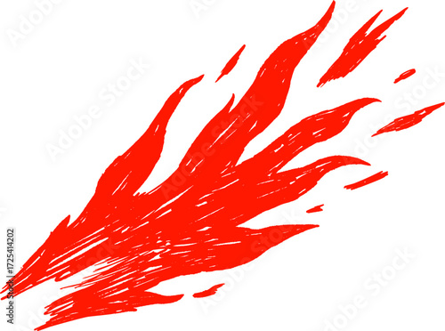 Red fast flame