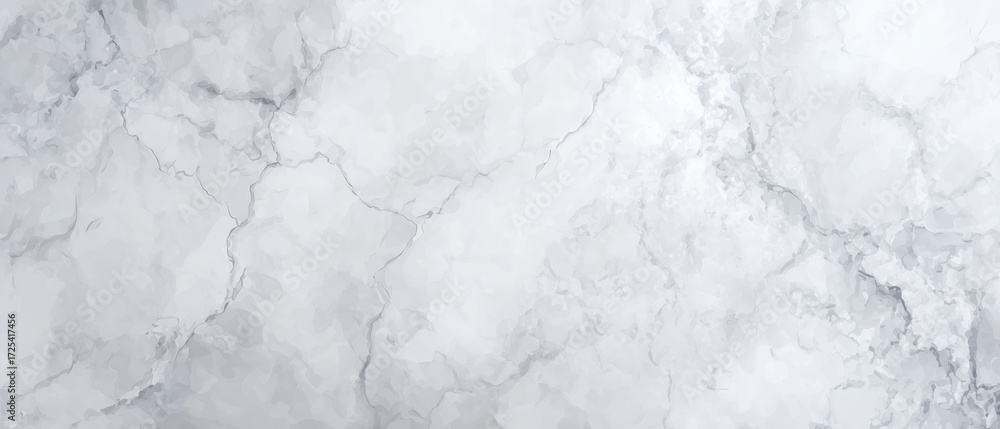 Obraz premium Smooth white and gray marble texture with subtle veins