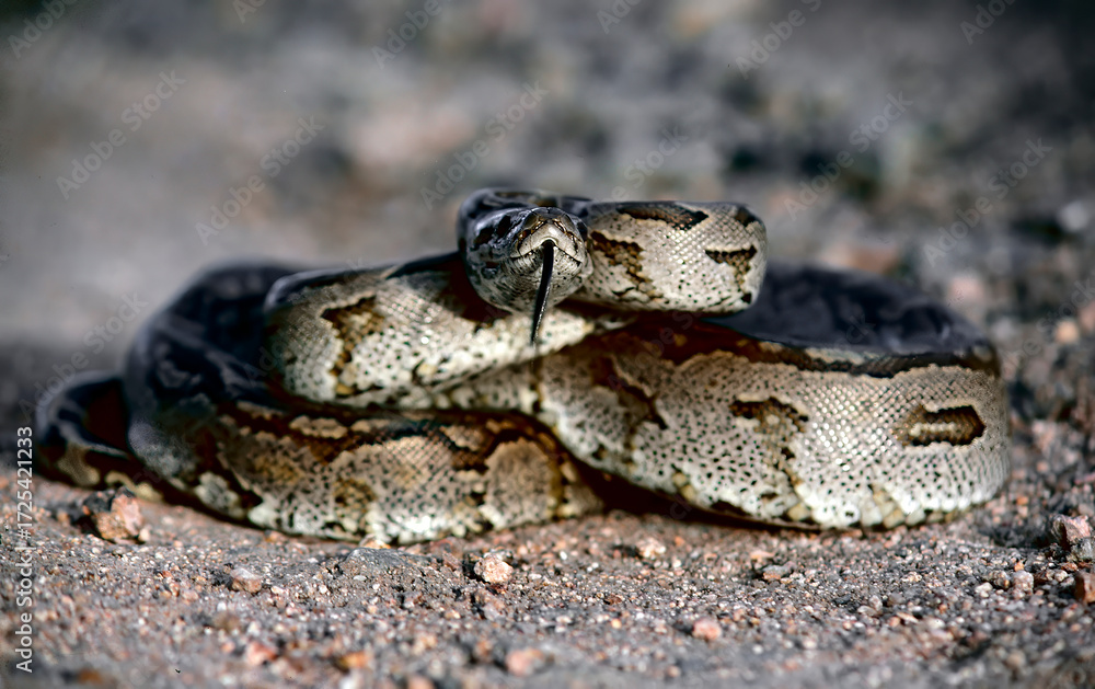 Fototapeta premium close up of a python snake