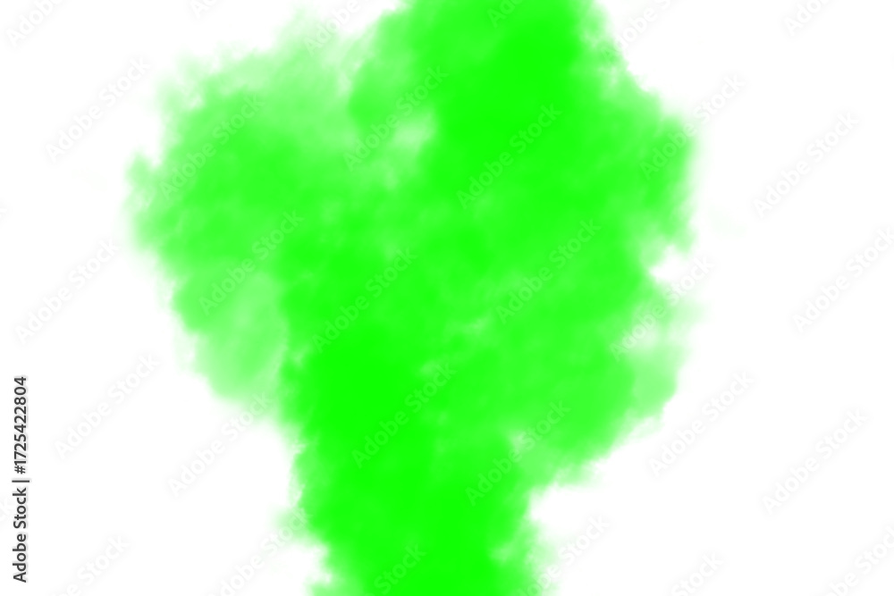 Obraz premium Abstract neon green splash creates a vibrant and energetic design element for modern digital art projects on transparent background