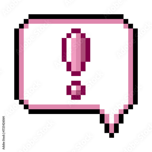Pixel art speech bubble icon exclamation mark (1).png