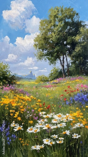 field of flowers