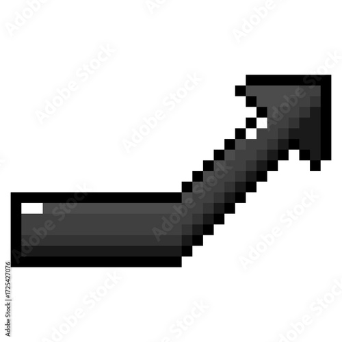 Pixel art icon arrow pointing upward from midway (6).png